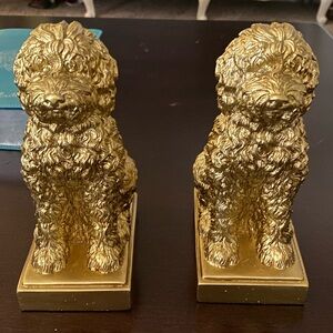 Pair of Golden Doodle Bookends Brand New In Original Box